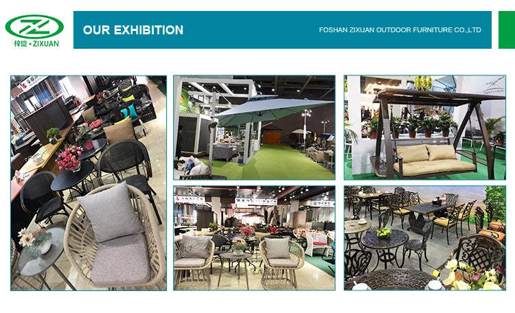 Patio Outdoor Furniture Cast Aluminum Chairs and Table Garden Metal Dining Sets Balcony Leisure Furniture Barbecue