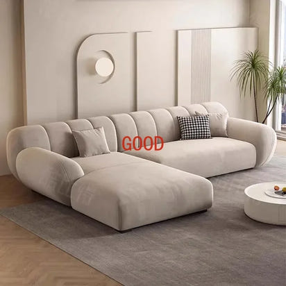 Fabric Living Room Sofas Modern Minimalist Sectional Modular Sofa Elegant Comfortable Canape  De Luxe Nordic Furniture