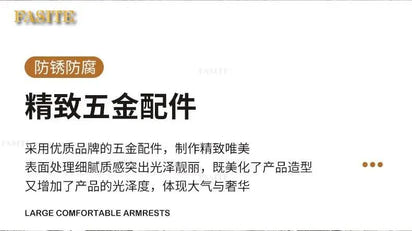 Italian light luxury leather sofa modern high-end straight row villa large flat floor