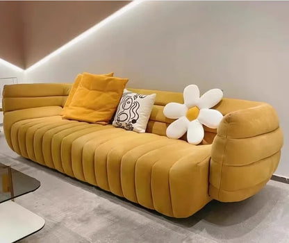 Minimalist Yellow Living Room Sofas Velvet Classic Soft Lounge Living Living Room Sofas Togo Soft Muebles De Sala Furniture Home