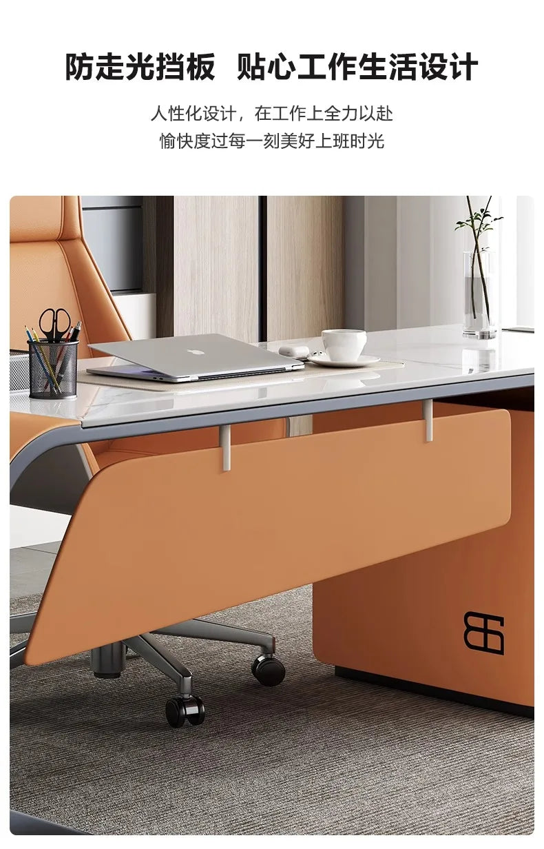 Luxury Storage Computer Desks Large Organiser Adult Bedroom Drawers Gaming Desk Notebook White Mesas De Computador Furniture