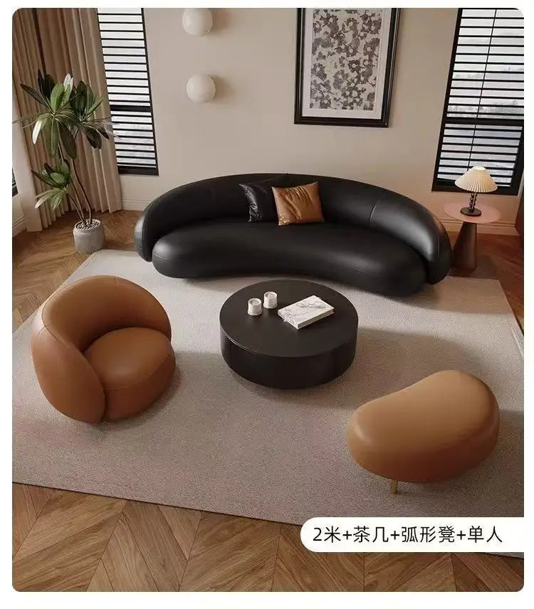 Minimalist Luxury Sofa for Living Room Small Space Lounge Waiting Area Seating