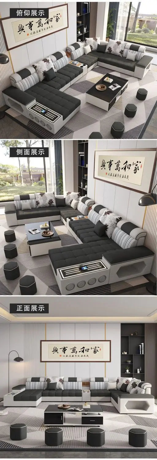 Armrest Electric Sofa Designer Storage Modern Corner Sofa Floor Comfortable Romantic Divani Da Soggiorno House Accessories