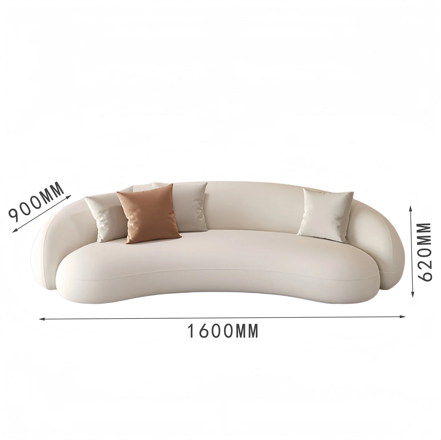 Oversized Designer Living Room Sofas Minimalist Curved Modern Living Room Sofas Lounges 2 Seater Divano Soggiorno Home Furniture