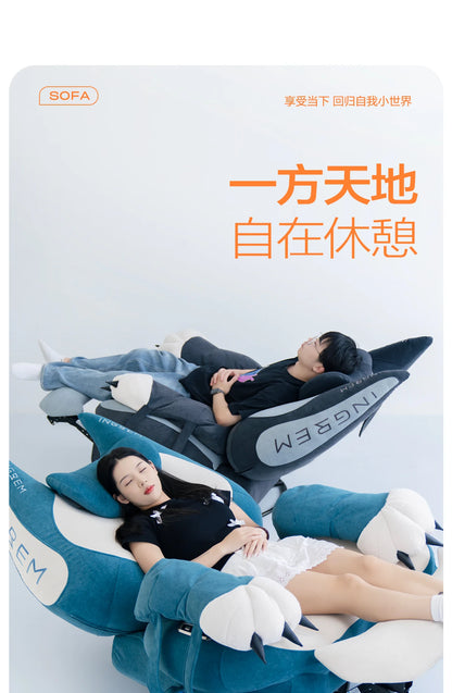 Home function Smart memory cotton Electric fat cat sofa Lazy single chair Rocking chair