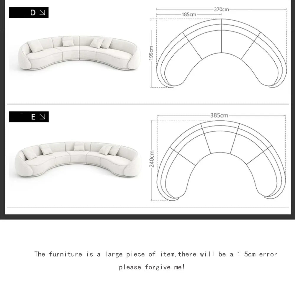 Hot-selling luxury sofa contemporary sofa set furniture modern living room curved sofa set