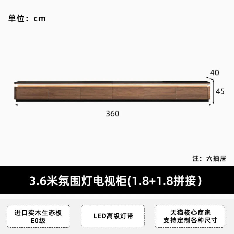 Storage Retro Design Tv Stand Coffee Table Lights Minimalist Floor Tv Stands Home Universal Mueble Para Televisor Furniture