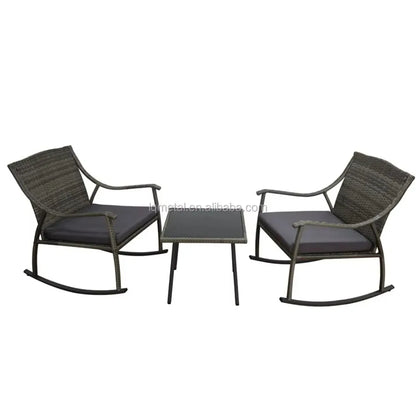 Premium Sofa Set Garden Sets 4PC Garden Patio Furniture with Cushion Back Cushion