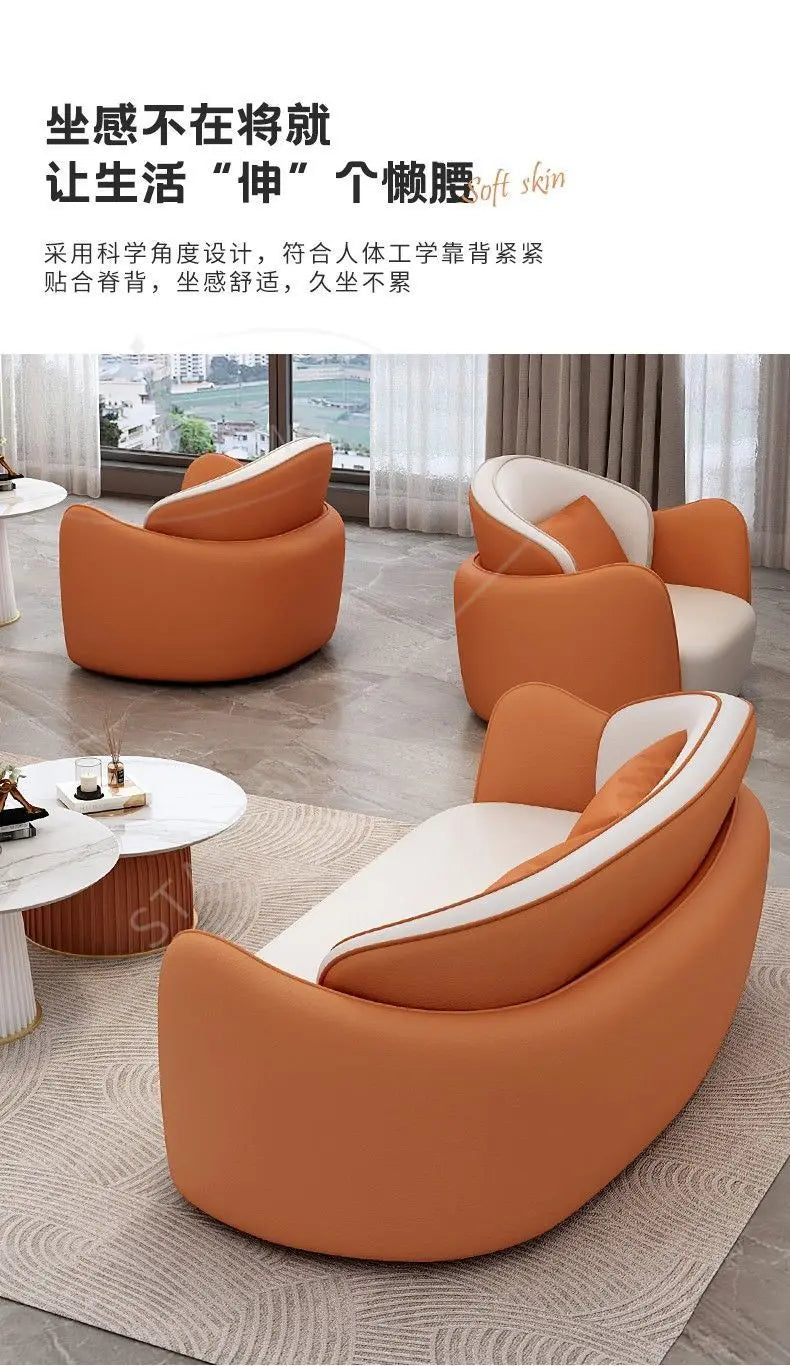 Hotel Lobby Reception Rest Area Sofa Beauty Salon Lobby Business Reception Meeting Negotiation