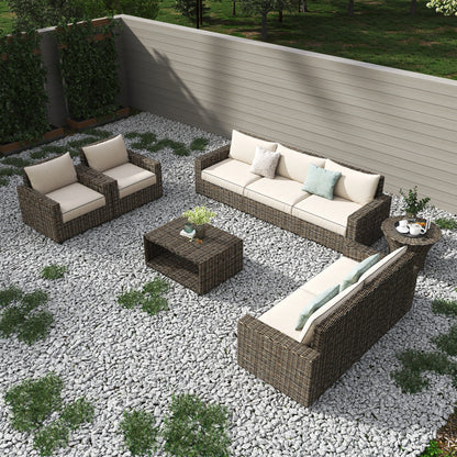 High Quality Wicker Patio Furniture  Rattan Garden Sofa Garden Furniture Set