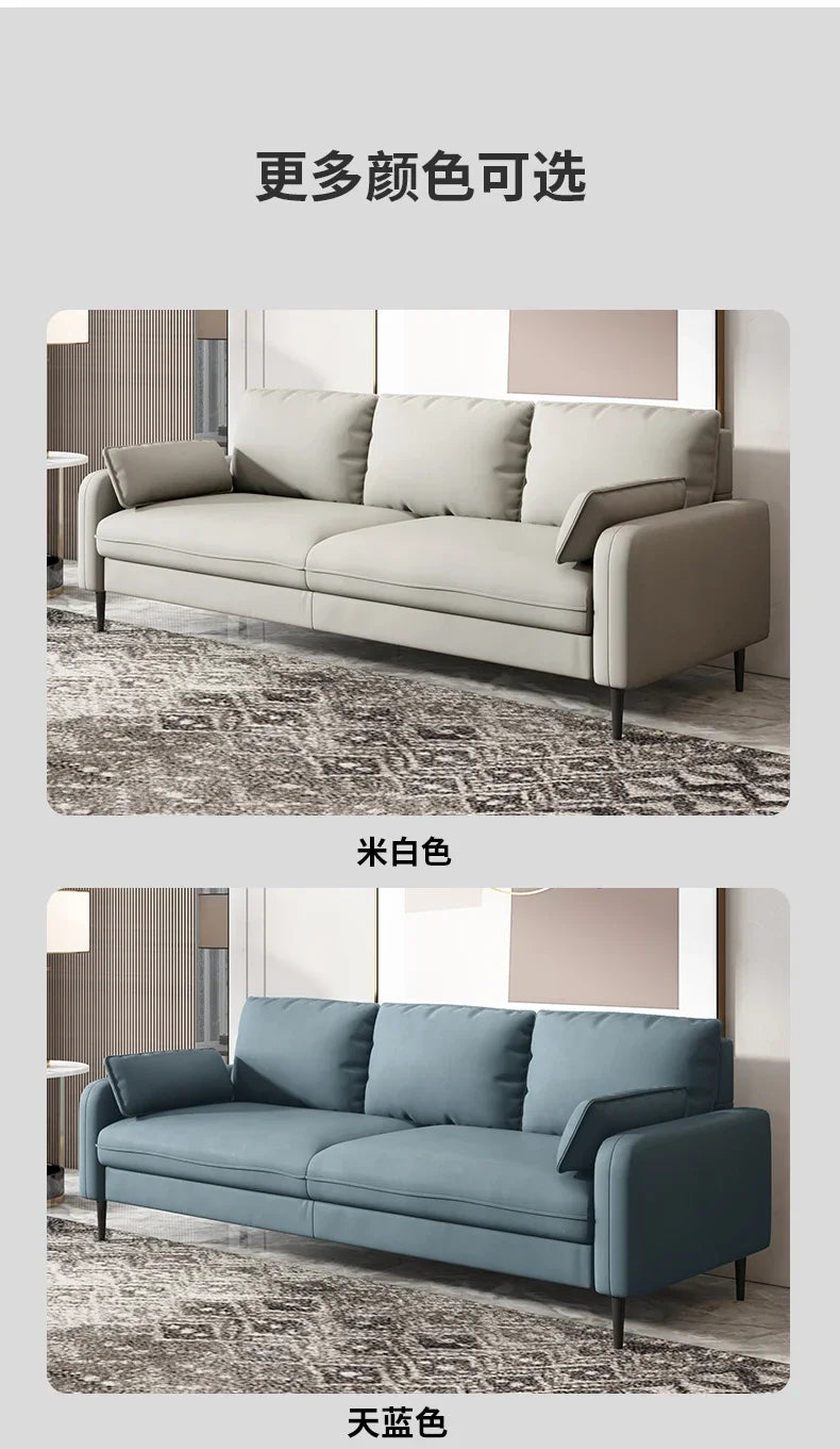 Scratch Protector Sofa Relax 3 Seater Brown Classic Sofa Armchair Lounge European Design Divano Living Room Furniture TY100YH