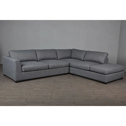 SAT Hot Sale Modern L-Shape Combination Wooden Sofa Family Apartment Villa or Hotel Use
