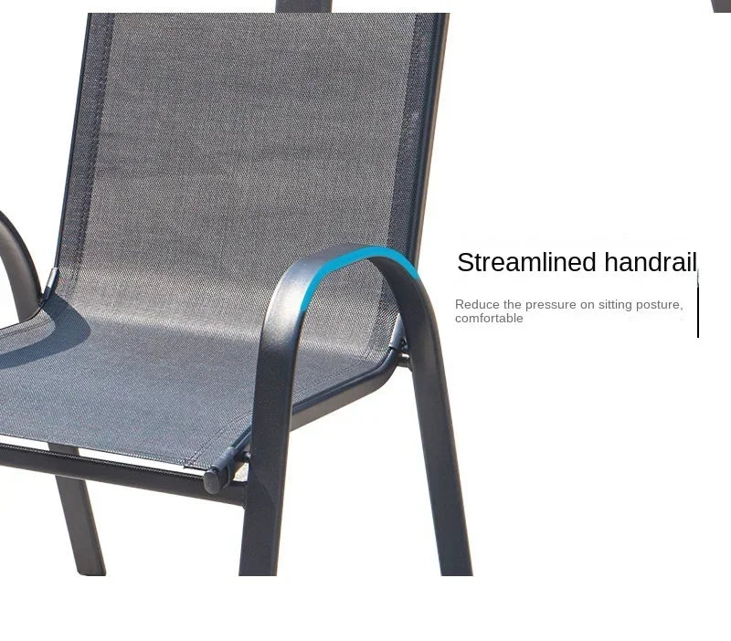 Cadeiras nórdicas do jardim das costas altas, Cadeira de jantar confortável impermeável, Costas nórdicas modernas, Estilo italia