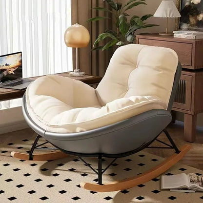 Lazy Couch Penguin Rocking Chair Indoor Leisure Rocking Chair Lounge Chair Rocking Daybed Adult Lounge Snail Balcony Home Egg