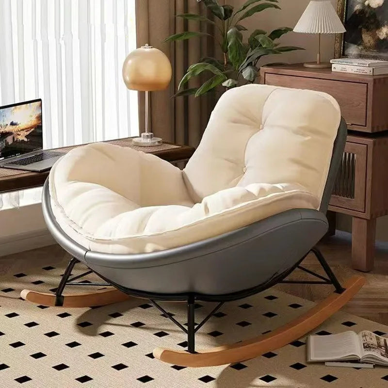 Lazy Couch Penguin Rocking Chair Indoor Leisure Rocking Chair Lounge Chair Rocking Daybed Adult Lounge Snail Balcony Home Egg