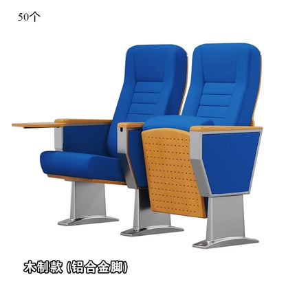HT meeting room with row chairs Cinema School ladder classroom Aluminum alloy academic lecture hall seat