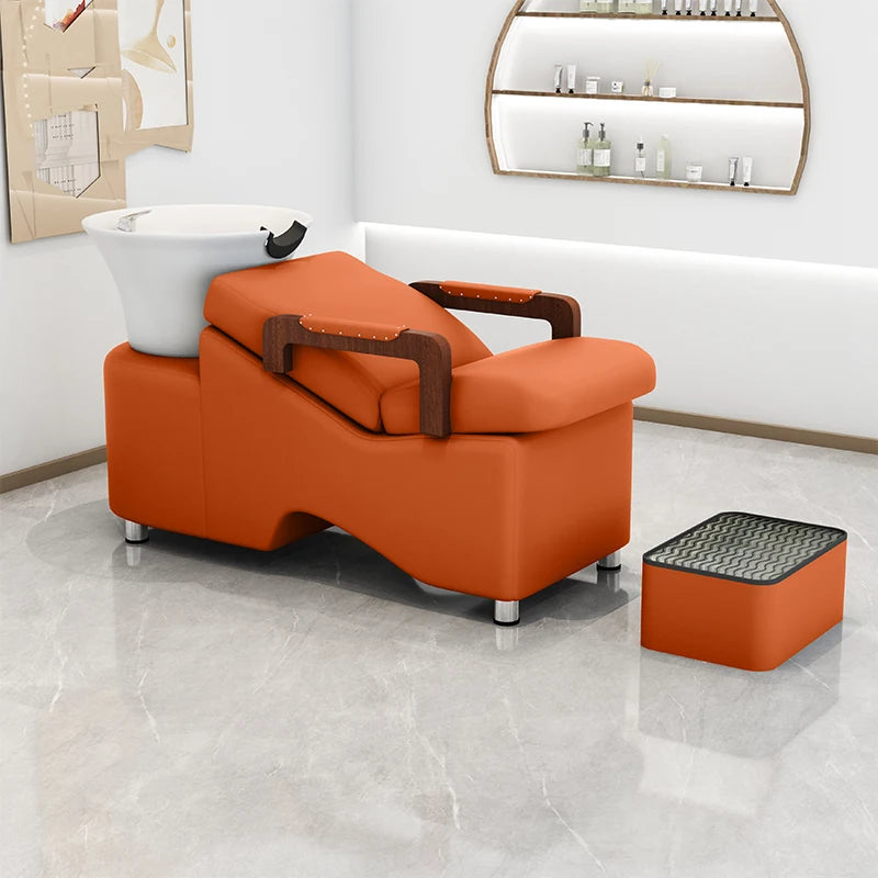 Luxury Premium Shampoo Chair Minimalist Simple Shampoo Chairs Moveis Para Salão De Beleza Baratos Cabeleireiro Salon Furniture
