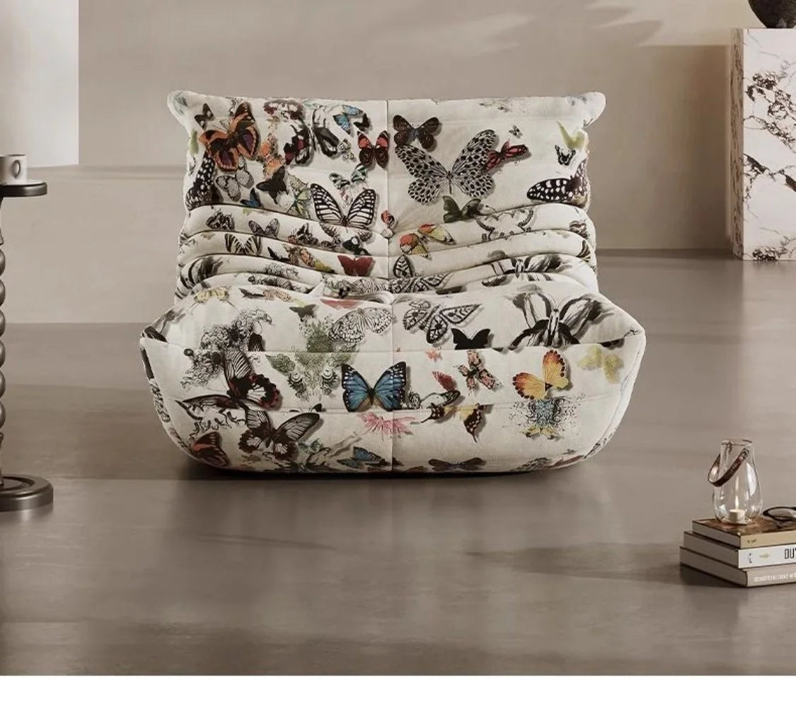 Two sofas, wife's favorite, daughter's favorite, the best seat for taking a shower, caterpillar sofa, luxury item Luxury has con