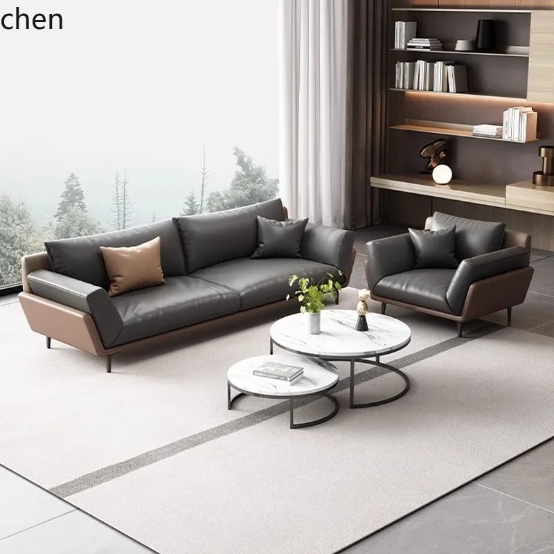 CP office sofa coffee table combination simple modern business rest reception