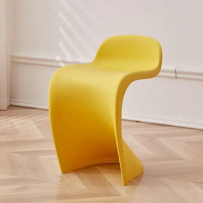 Portable Dining Chairs Lightweight Makeup Chair Modern Design Living Room Single Chair Multifunction Stackable Household Chairs