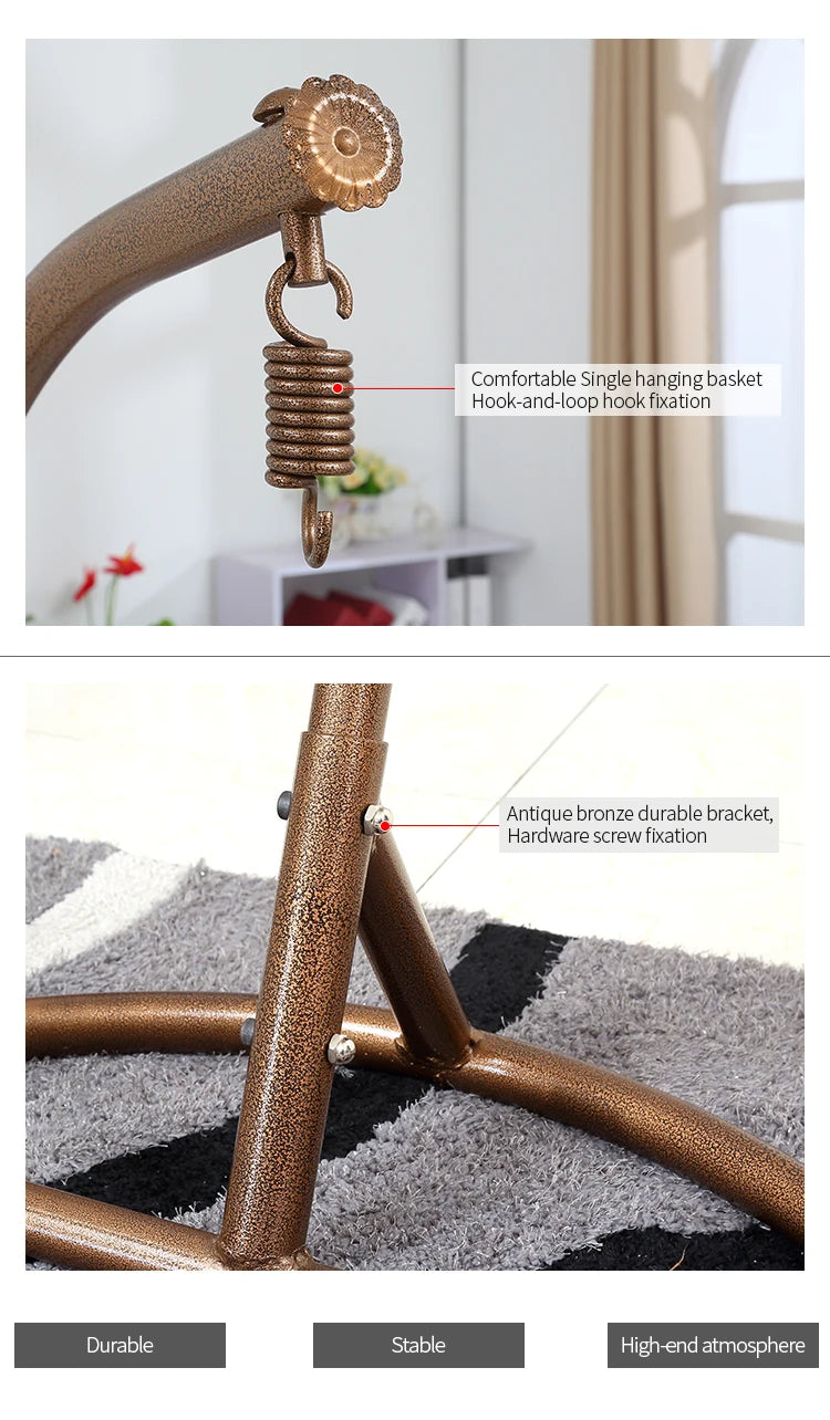 New Style Patio Swings Indoor Hanging Swing Chair Outdoor Furniture Bedroom Garden Nest Egg Chair Customized