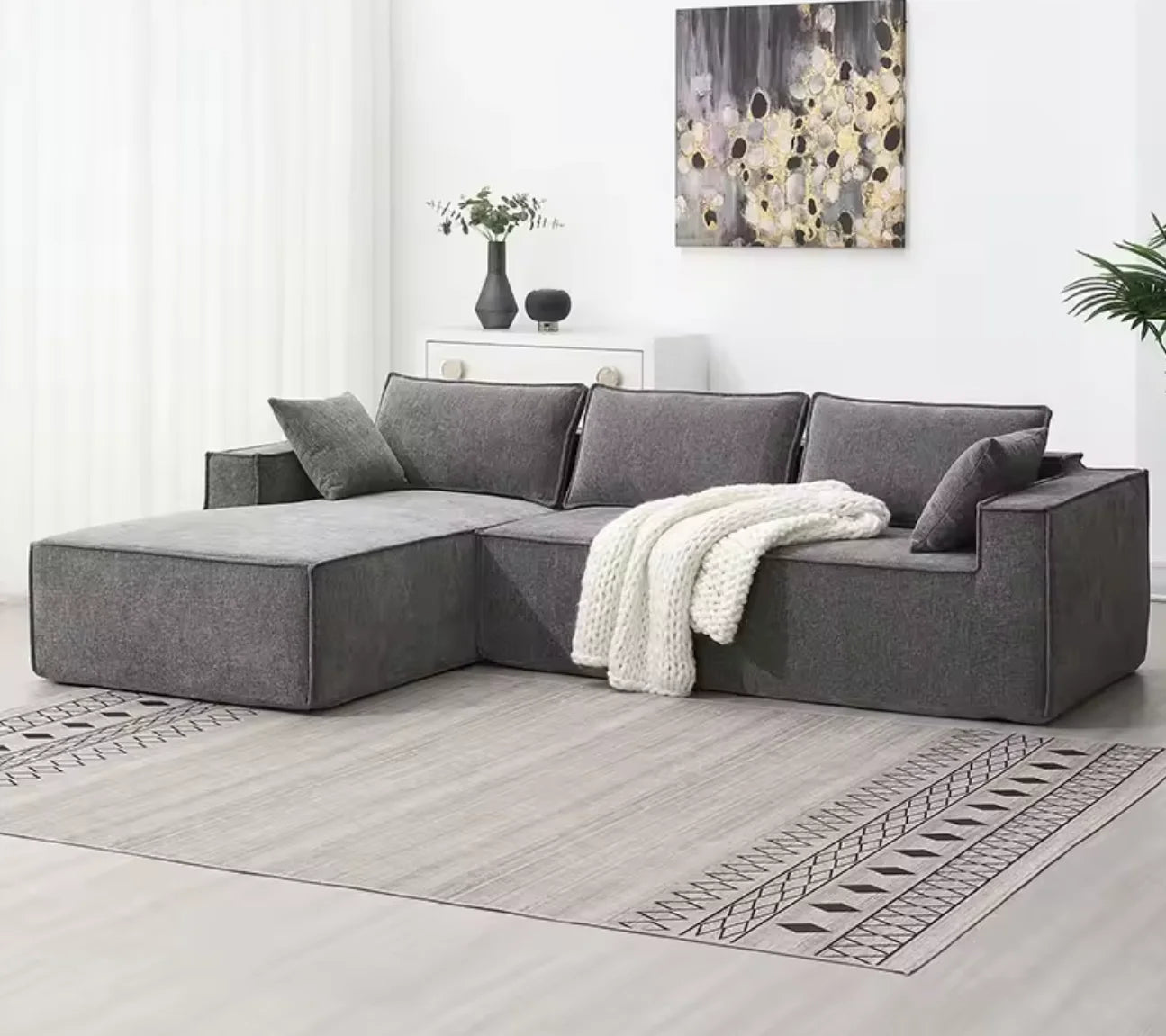 Luxury Living Room Furniture Set Modern Fabric Compressed Sofa Bed Compressed Couch Living Room Sofas