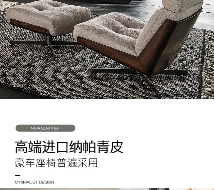 Single sofa rotating sofa chair recliner living room bedroom leisure reading chair