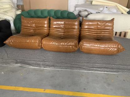 3 Seater Leather Sofa Set To-go Sofa Genuine Leather For Living Room