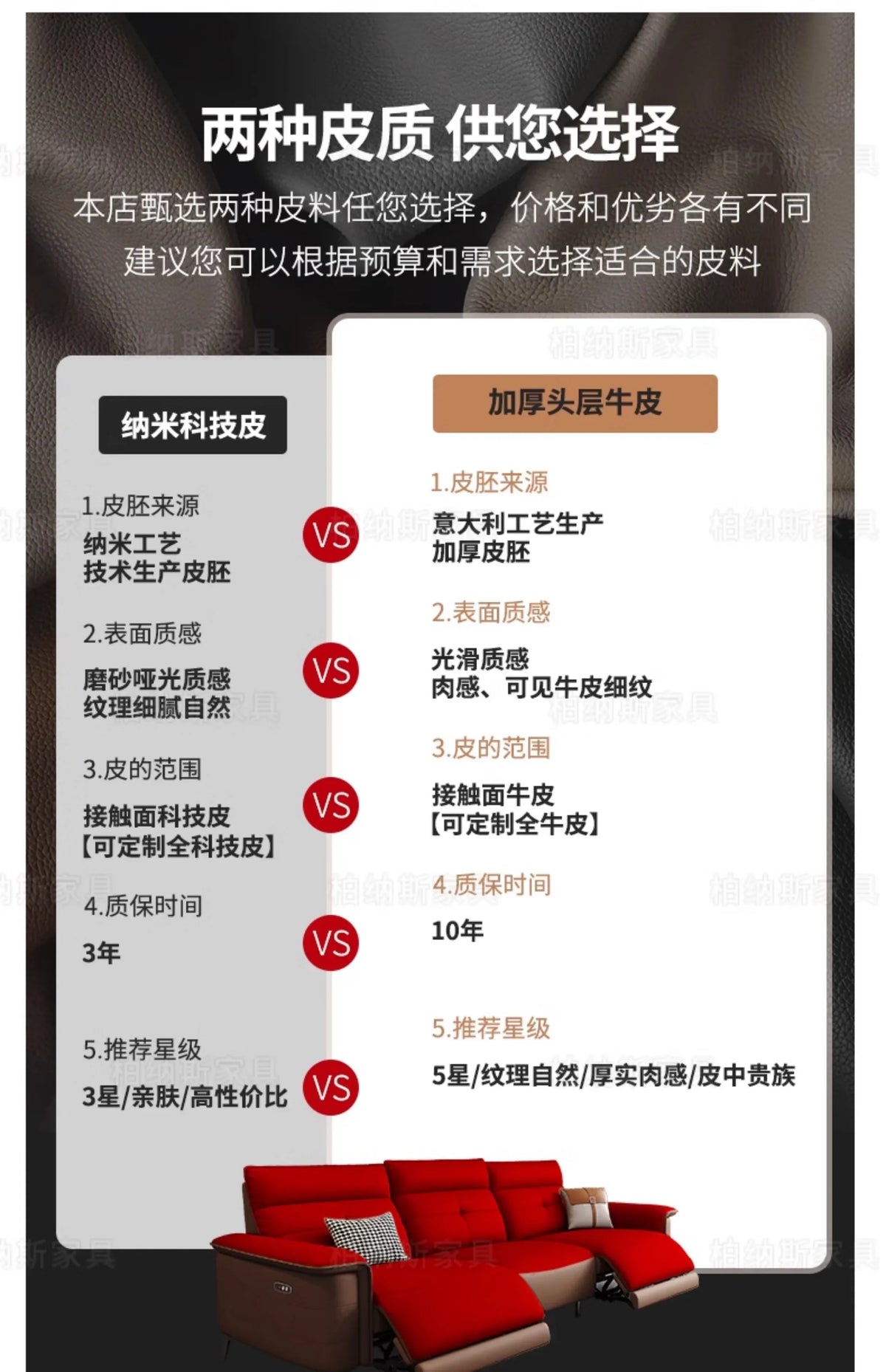 Vintage European Reclining Sofa Leather Office Designer Italiano Couch Adjustable Height Adults Sofa Inflavel Indoor Furniture