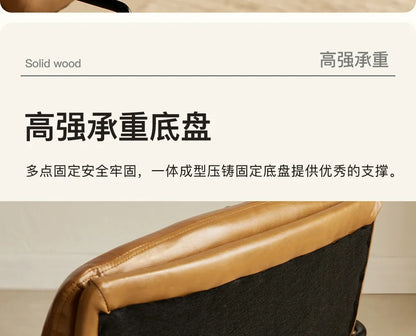 O Black Walnut Book Chair Computer Chair Ergonomic Office Book Chair Comfortable And Sedentary Backrest Lifting And Rotating