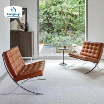 Barcelona Chair Nordic Single Sofa Italian Designer Seat Personality Lounge Chair Lounge Chair Retro Chairs designer chair