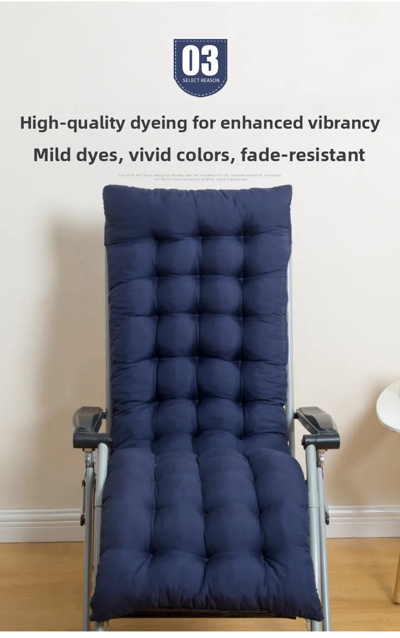 Thickened Office Chair Pad Modern Simple Style Four Seasons Universal Office Chair Cushion Sofa Backrest Pad for Rocking Chair