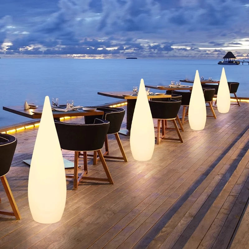 PatioLix Luminous Water Drop Lamp Lawn Solar LED Light Outdoor Garden Decoration