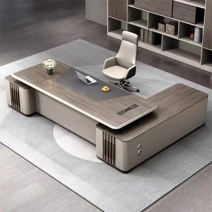 Boss table, desk, simple modern class desk, office table and chair combination
