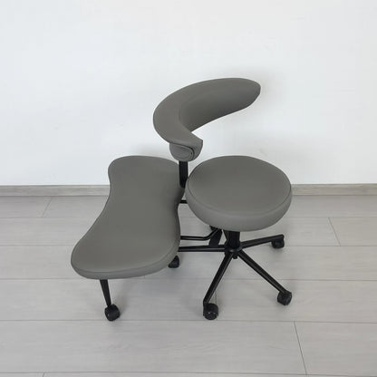 Cross Legged Chair - Meditation Chair With Wheels  ADHD Chair Height Adjustable Seat  Adjustable Footstool