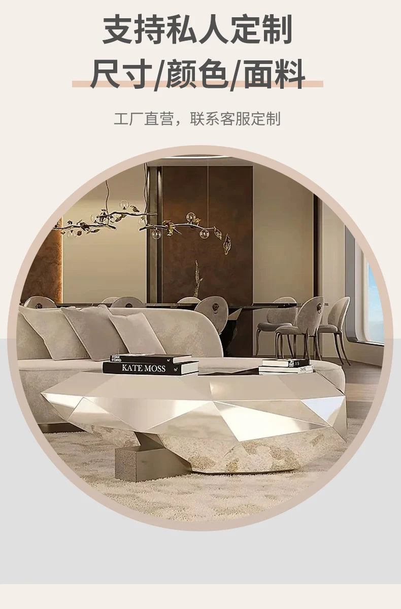Modern Luxury Coffee Table Nordic Small Designer Books Industrial Coffee Table Clear Simple Cheap Metal Meubles Home Furniture