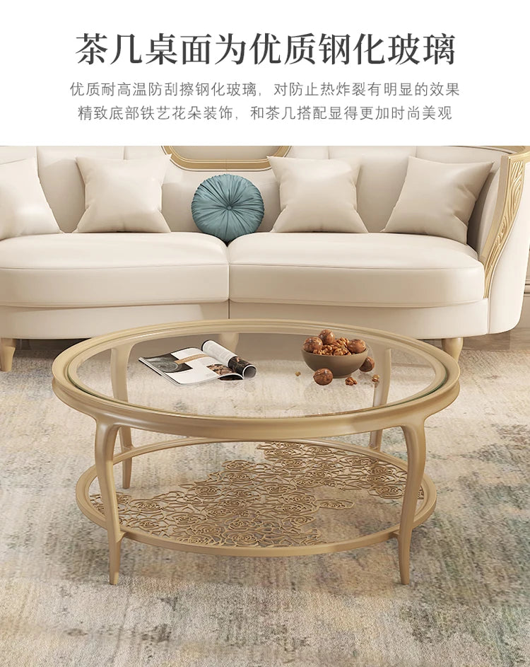 Designer American Luxury Sofa Sectional 2 Seater Modern Loveseat Sofa 3 Piece Divano Soggiorno Living Room Sectional Furniture