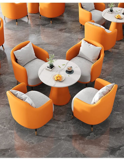 Office Furniture Set Meeting Table And Chairs Combination for Reception Room Lounge Sofa And Coffee Table