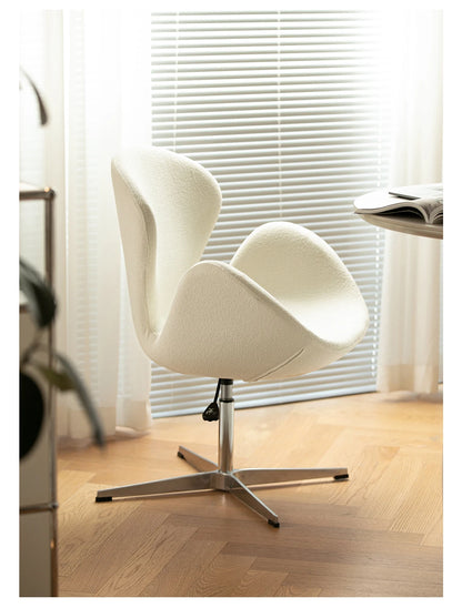 Single sofa chair swivel chair Nordic designer creative simple casual ins swan chair