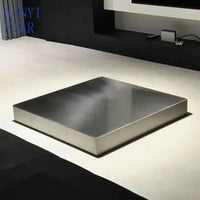 Stainless Steel Side Table Italian Coffee Tables Minimalist Tea Tables Modern Living Room Center Table Luxury Design Furniture