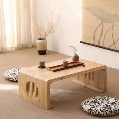 Japanese Floor Coffee Table Wood Entryways Vanity Sideboards Table Storage Couch Mesa De Centro Salon Livingroom Furniture Sets