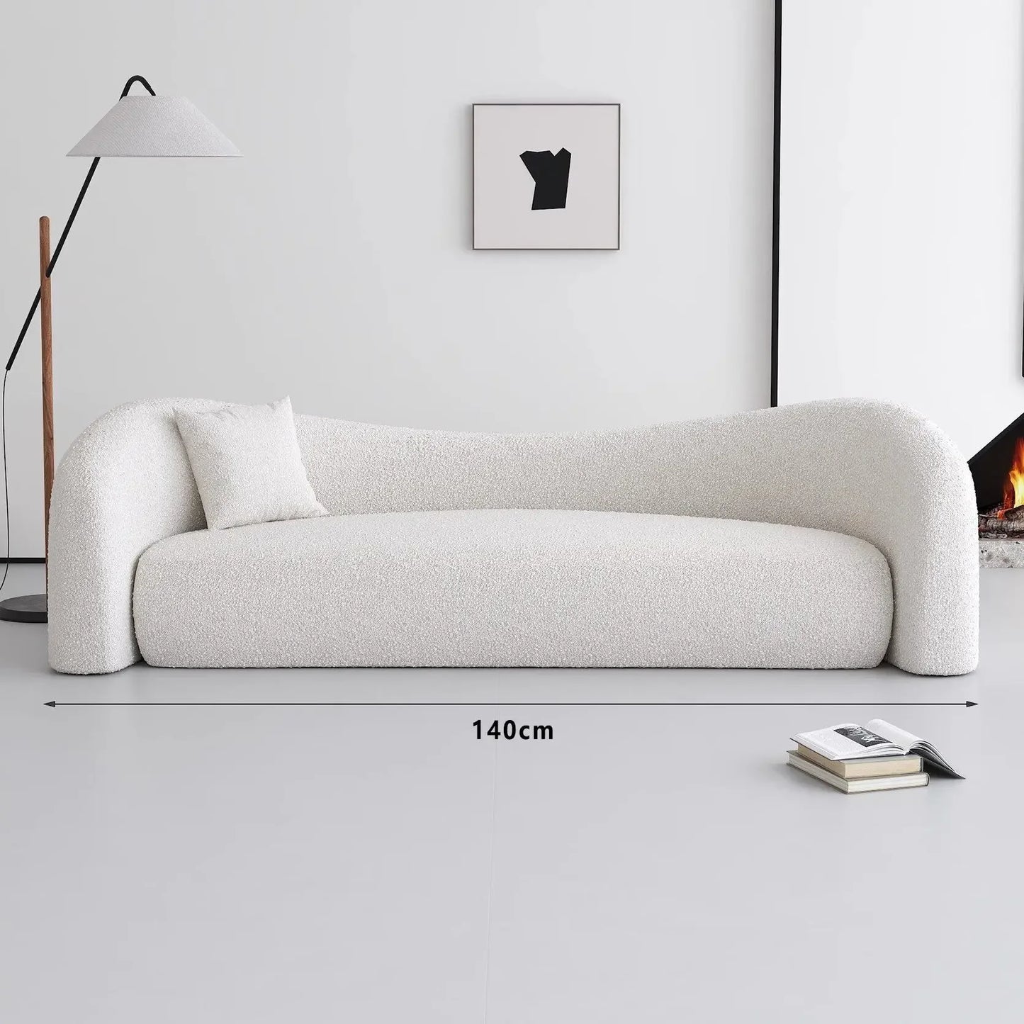 Nordic cream style simple modern sofa small apartment clothing store negotiation reception rest area
