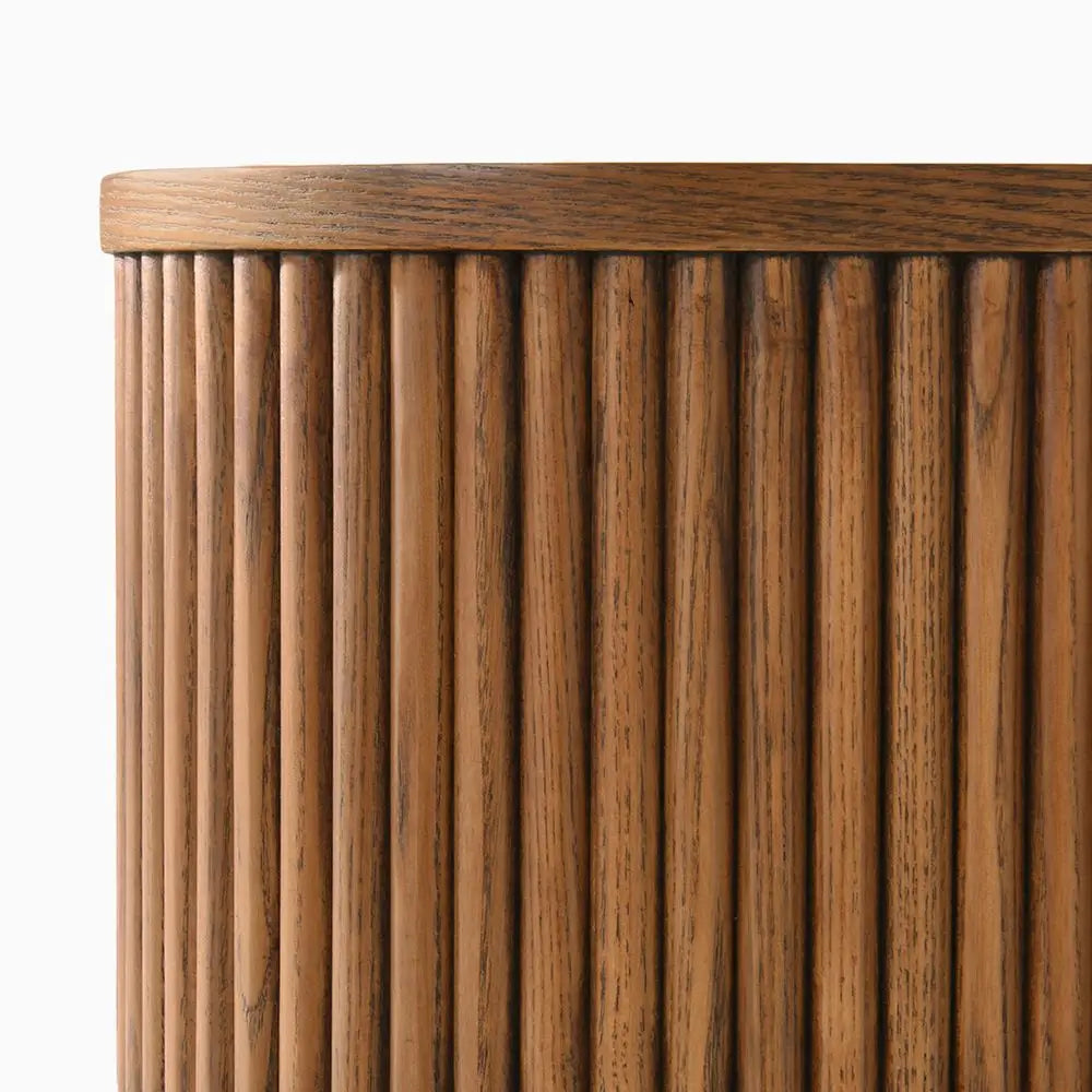 Modern Luxury Living Room Furniture Wood Rectangular Coffee Table Safety Round Corner Coffee Table with Concealed Drawer