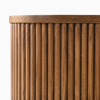Modern Luxury Living Room Furniture Wood Rectangular Coffee Table Safety Round Corner Coffee Table with Concealed Drawer