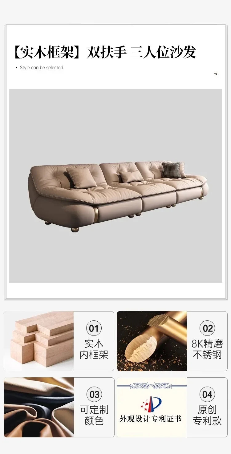 Grande Reception Living Room Sofas Multifunctional Relax Armchair Xxl Sofa Luxury European Couch Sofa Furniture