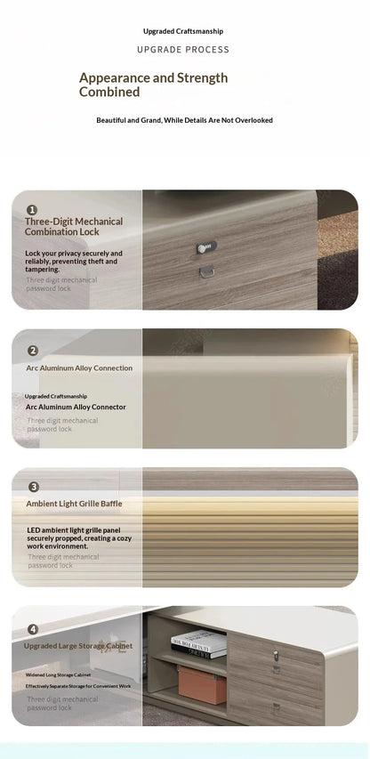 Computer Desk Modern Height Adjustable Electric Standing Workstation Memory Preset Home Office Professional Furniture Beauty