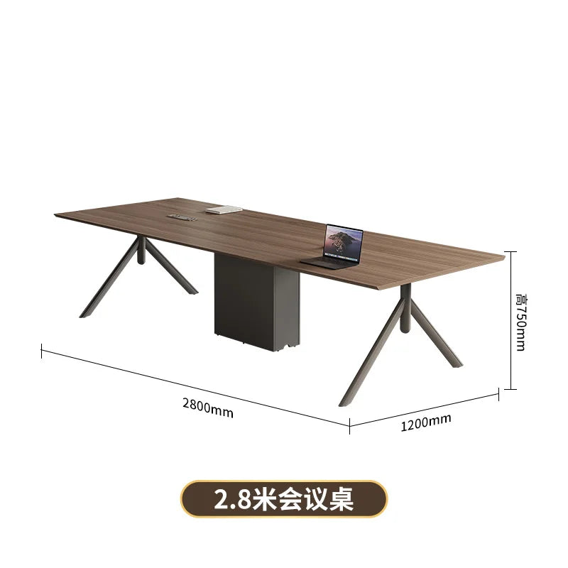 Conference Table Simple Modern Meeting Office Rectangular Business Negotiation Environmental Protection Large And Small Conferen