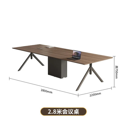 Conference Table Simple Modern Meeting Office Rectangular Business Negotiation Environmental Protection Large And Small Conferen