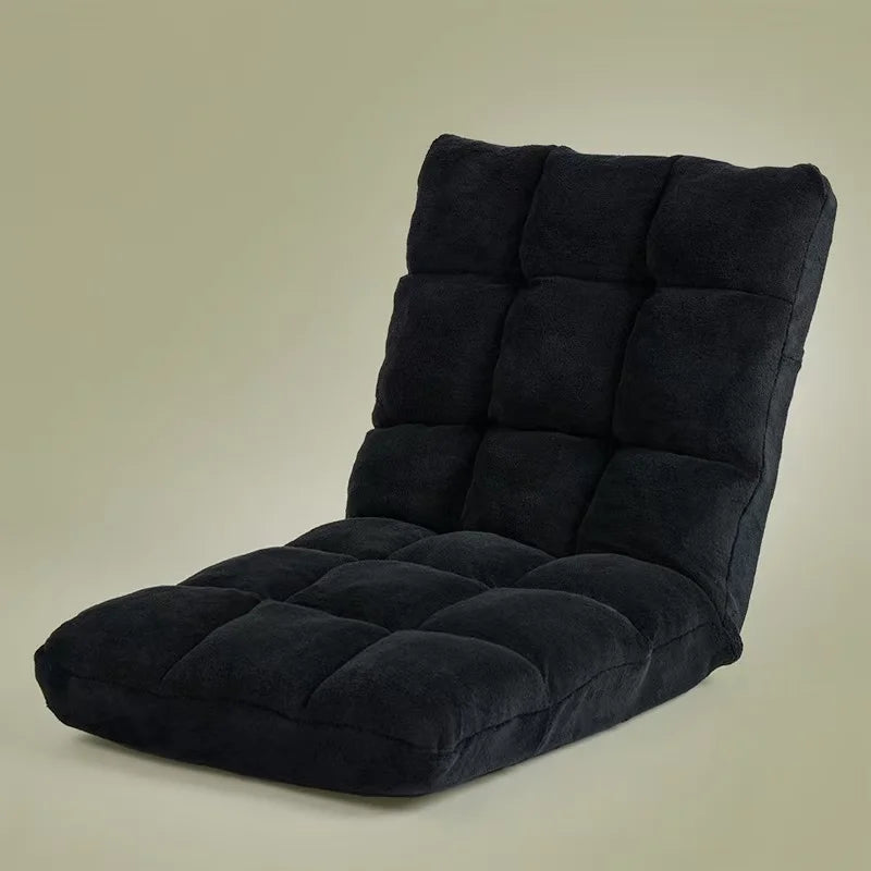 Multifunctional Simple Leisure Single Sofa Chair Recycled Foam Folding Adjustable backrest Floor Chair for Living Room Study