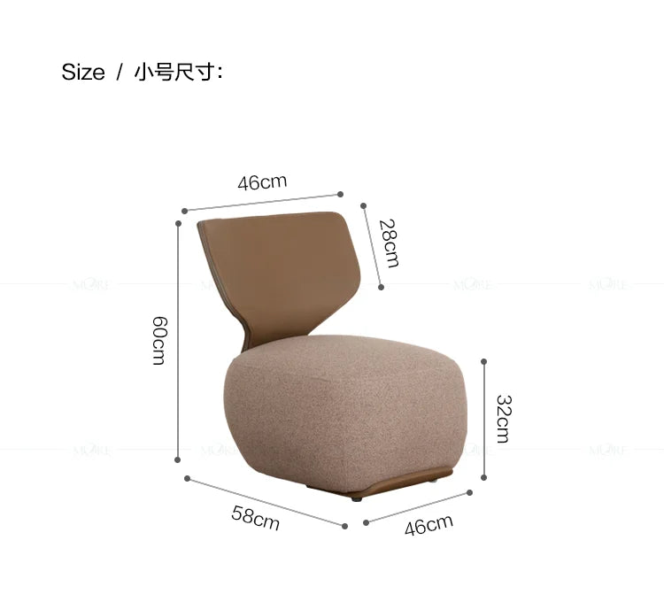 Luxury Fabric Living Room Chair Coffee Shop Living Room Lounges Chair Bedroom Sofa Furniture Low Stool Balcony Leisure Chair t